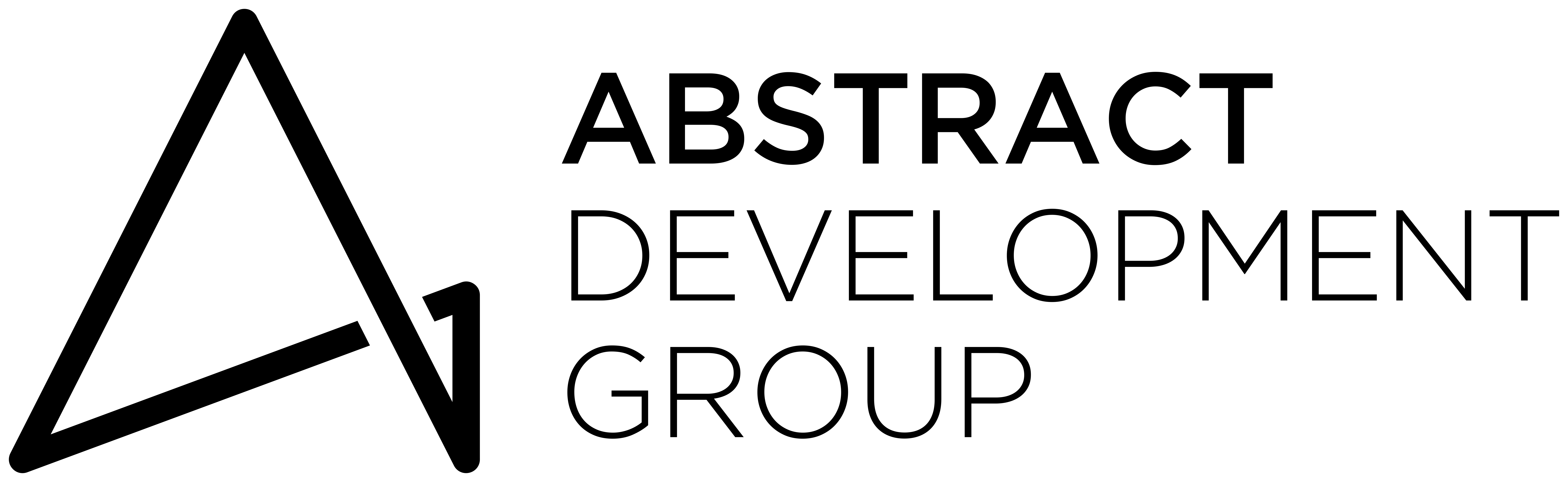 abstract_development_group_logo_icon_horizontal