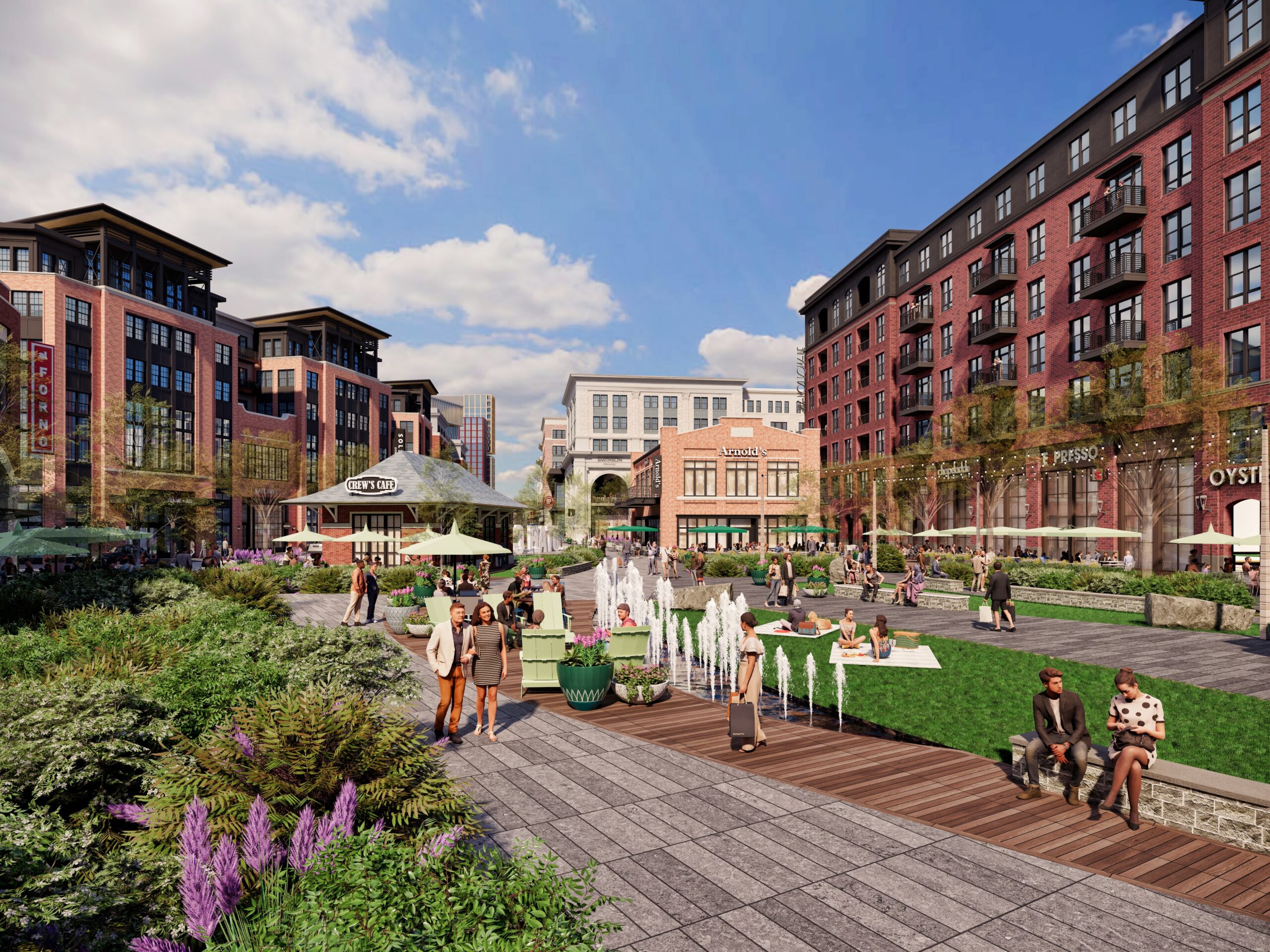 A rendering of the future of Utah City in Vineyard