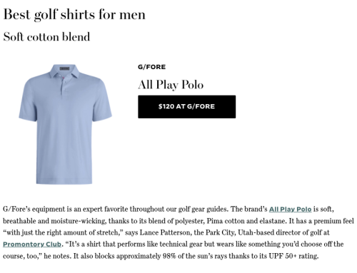 The Best Golf Shirts, According to Instructors and Pros
