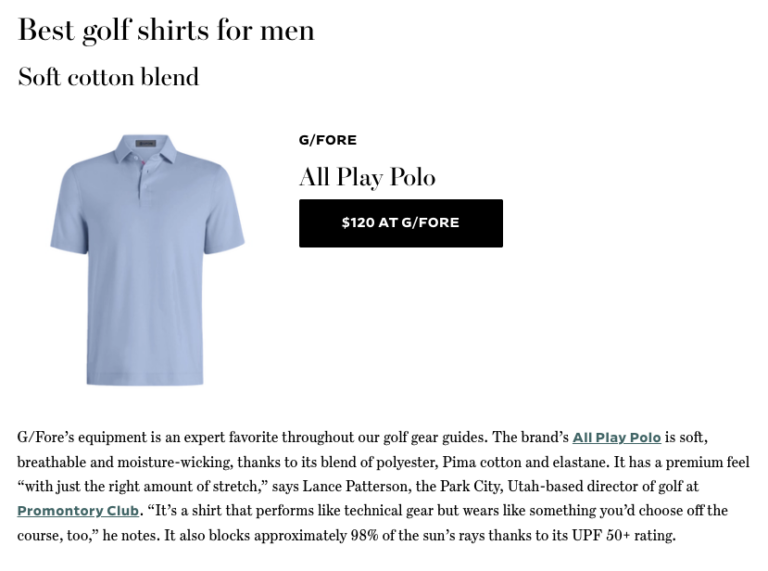 The Best Golf Shirts, According to Instructors and Pros